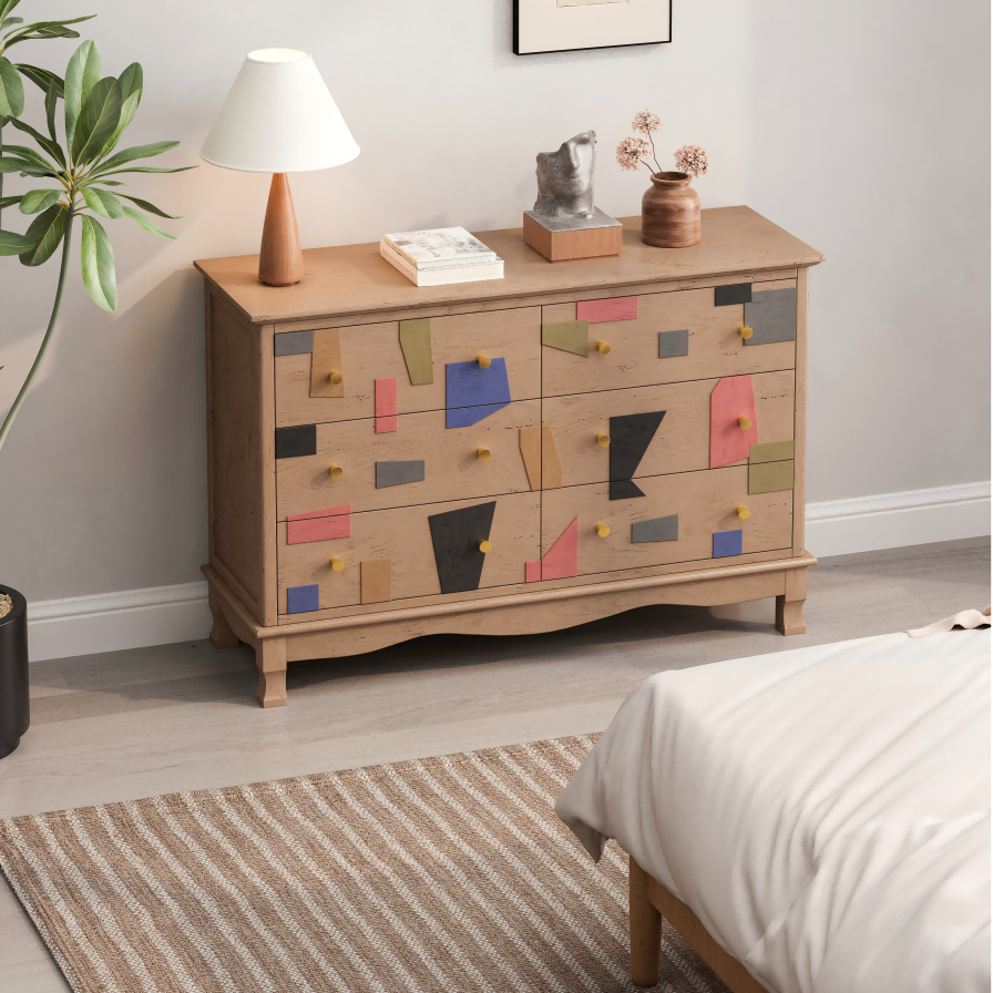 Urban Mosaic 6-Drawer Cabinet